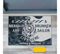 zerbino ingresso casa Zerbino personalizzato Sailor Live Here