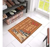 zerbino ingresso casa Zerbino stampato con la scritta Pastori tedeschi qui dentro