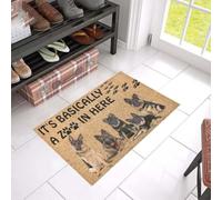 zerbino ingresso casa Zerbino stampato con un Corgi, è praticamente uno zoo qui dentro