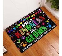 zerbino ingresso casa Zerbino stampato "Diffondi gentilezza, non germi", decorazione per la casa