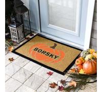 zerbino ingresso casa Zucca autunnale con inserto DuraColor personalizzato