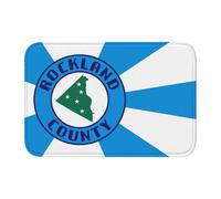 Zerbino Ingresso Esterno Flag Of Rockland County New York Resistente Zerbinotto Assorbente Tappetino Per Corridoio Cucina Soggiorno 60X40Cm