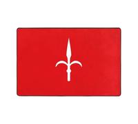Zerbino Ingresso Free Territory Trieste Flag Tappeto Ingresso Lavabile Tappetini da Bagno Moderno Tappetino Antiscivolo per Corridoi Esterno Camera 40X60CM