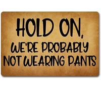 Zerbino Ingresso Funny Welcome Hold On We'Re Per 40X60CM | Tappetini da Bagno Resistente Tappeto Ingresso Per Camera