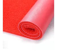 Zerbino Ingresso Interno Antiscivolo Varie Misure e Colori 110x160cm Rosso | Tappeto Antiscivolo E Lavabile In Lavatrice Assorbe L'Acqua E Raccoglie Lo Sporco Per Fanghi Scarpe Zampe Bagnate