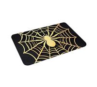 Zerbino Ingresso Interno Gold Spider On The Web Morbide Zerbino D'Ingresso Polvere Tappeto D'Ingresso Per Corridoio Soggiorno Casa 60X40Cm