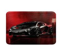 Zerbino Ingresso Race Car Speed Sports Car Antibatterico Zerbino Per Esterni Antiscivolo Tappeto Per Porte Anteriori La Casa Ingresso 40X60Cm
