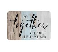 Zerbino Ingresso So Together They Built A Life They Loved Tappetino Antiscivolo Lavabile Tappeto Entrata Interno Resistente Tappeto Ingresso per Camera Esterno Corridoi 40X60CM
