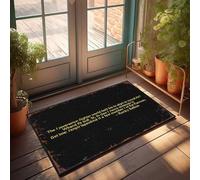 Zerbino invernale con citazione motivazionale di Rocky Balboa sul superamento delle avversità, decorazione per bagno, decorazione per porte autunnali (65 x 90 cm)