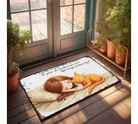 Zerbino invernale per esterni quando metti la tua fede in Dio, Lui mette le sue benedizioni su di te. Hav zerbino per casa e bar decorativo per cucina (50 x 80 cm)