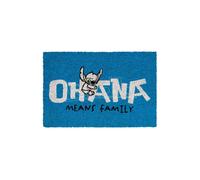 Grupo Erik Zerbino Disney Stitch Celeste, Fabbricato con una Base in PVC Antiscivolo, 40x60 cm