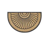 Zerbino moderno per interni 45 x 75 cm Forma semicircolare Fondo in gomma antisc