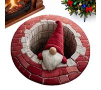 Zerbino natalizio per la porta di casa | tappetino da cucina antiscivolo - 3D illusione natale zerbino - per ingresso giardino pavimento terrazza casa esterno camera da letto soggiorno cucina interni