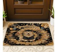 Zerbino nero con scritta "Great Pyrenees Dog Congrats Grad", per esterni e interni, 63 x 43 cm, zerbino ultra sottile per esterni, con stampa di scarpe di piccola el 2026, per patio