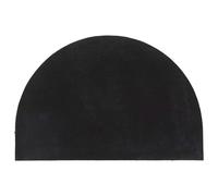 Zerbino Nero Mezzo Rotondo 60x90 cm Fibra di Cocco