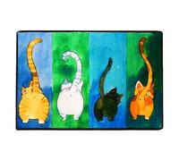 Zerbino Per Gatti Da 1 Pezzo, Zerbino Per Esterni, Zerbino Divertente, Tappeto D'Ingresso, Zerbino Per Gatti Da Interno