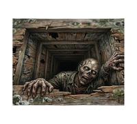 Zerbino per Halloween con illusione ottica antiscivolo | 60 x 40 cm Illusion Abyss Tappetino per Casa Appartamento Soggiorno Cucina Camera da Letto Bagno Balcone Ingresso Vacanze