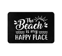 Zerbino Per Ingresso The Beach Is My Happy Place Morbide Zerbino Ingresso Moderno Tappetino D'Entrata Per Soggiorno Interno Casa 60X40Cm