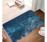 Zerbino per ingresso, zerbino per interni ed esterni, 24" x 16", tappetino antiscivolo, mare visto dall'alto, zerbino per ingresso, tappeto per veranda, lavanderia, bagno, camera da letto, tappeto per