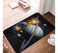 Zerbino per ingresso, zerbino per interni ed esterni, zerbino Planet Jupiter EasyEntryway, tappetino da ingresso antimacchia e antiscolorimento, assorbente, in flanella