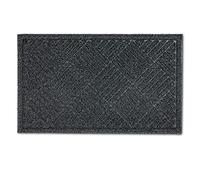 Zerbino per interni ed esterni 45x75 cm - tappetino antiscivolo cattura-sporco - zerbino d'ingresso con funzione spazzola - zerbino antracite