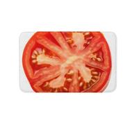 Zerbino per interni ed esterni, antiscivolo, con fetta di pomodoro, per ingresso, portico anteriore, lavanderia, bagno, camera da letto, tappeto 50,8 x 80 cm