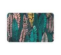 Zerbino per interni tribale tropicale giungla palma tappetino per porta d'ingresso antiscivolo tappetino di benvenuto lavabile 50,8 x 80 cm tappeti per ingresso tappeto super assorbente