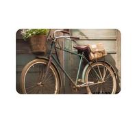 Zerbino per interni vintage per porta d'ingresso, antiscivolo, lavabile, 50,8 x 80 cm, tappeto per ingresso super assorbente