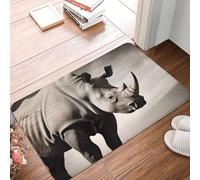 Zerbino per porta d'ingresso, 40,6 x 61 cm, tappetino per interni ed esterni, motivo: animali del Sud Africa, tappetino per porta di benvenuto, patio, portico, ingresso