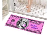 Zerbino per porta d'ingresso - Pavimento antiscivolo Design banconota da un dollaro Texture assorbente Tenuta sicura Comfort sotto i piedi Decorazione di interni Cucina Bagno Zerbino estetico