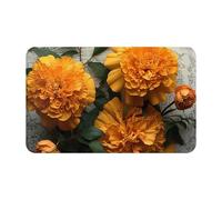 Zerbino per porta d'ingresso, per interni ed esterni, 50,8 x 80 cm, antiscivolo, lavabile, con calendula, tappeto per ingresso, super assorbente