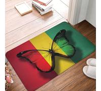 Zerbino Per Porta Reggae Music Love One Antiscivolo Zerbino Ingresso Esterno Morbide Tappeto D'Ingresso Per Corridoio Interno Casa 60X40Cm