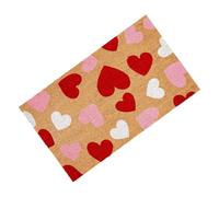 Zerbino per San, con retro in a forma di cuore, tappeto da bagno per San, per casa, patio, portico, ingressi, vacanze, feste di nozze