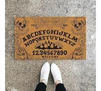 Zerbino per tavola Ouija da interni ed esterni su sfondo con teschio vintage Design zerbino Decorazioni per la casa Tappeti per la casa