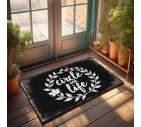Zerbino personalizzato per porta d'ingresso Circle of Life: Nature'S Eternal Cycle Zerbino per esterni decorazione autunnale (65 x 90 cm)