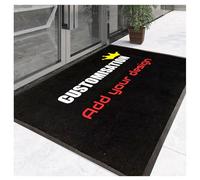 Zerbino Personalizzato,Tappeti Personalizzati per Interni Esterni Tappetone Gomma Antiscivolo Tappetino Personalizzato con Il Tuo Testo Tappeto per Azienda Ufficio Edificio Impresa Benvenu (180x120cm)