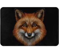 Zerbino Realistic Fox'S Head Tappetino Porte Resistente Stampata Zerbini Per Ingresso La Casa 40X60Cm