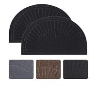 Zerbino semicircolare per interni, zerbino semicircolare per porte d'ingresso, zerbino per ingresso per esterni e interni, zerbino a mezzaluna, z