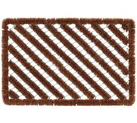 Zerbino Spirale - Fili Di Ferro Con Cocco - L 40 X L 60 X H 3 Cm