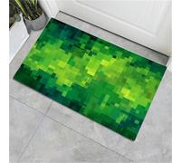 Zerbino Stile astratto Schermo del videogioco Lavabile 80 x 120 cm, tappetino per interni antiscivolo cattura sporco,tappetino assorbente a basso profilo per cucina, giardinoverde