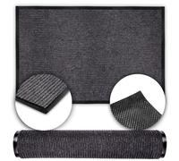 ZOLTA Tappeto Ingresso casa - Tappeto da Esterno - Zerbino per esterni e interni - Antiscivolo - Impermeabile Lavabile Resistente allo Sporco - Grigio - 80x120cm