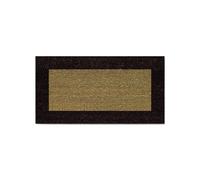 Zerbino tappeto marrone in cocco con fondo in gomma Ecoco