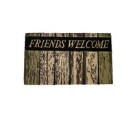 Zerbino Tappeto Velcoc "Wood&Stone" Da Ingresso 45x75 Cm Cocco Naturale Stampato