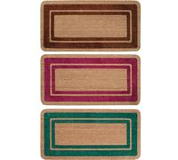 ZERBINO COCCO 50x100 BORDO COLORI E DISEGNI ASSORTITI