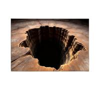 Zerbino Visual Trick - Pezzo decorativo per pavimentazione antiscivolo, tappeto con motivo prospettico | Porta, bagno, portico, camera da, area lounge, uso interno, uso esterno, decorazione di H