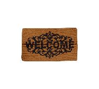Zerbino Welcome Tappeto da Ingresso Marrone 45x70 cm
