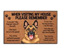 Zerbino When Visiting My House Please Remember Dog Zerbino Ingresso Antiscivolo Tappeto Bagno Morbido Tappetino Da Bagno Per Cucina Corridoio Doccia 40X60Cm