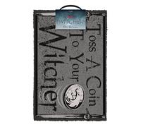 Pyramid Doormat The Witcher Toss A Coin Grigio
