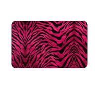 Zerbino, zerbino, zebra, tigre, leopardo, rosa, stampato, lavabile, tappeto per soggiorno, zerbino per interni