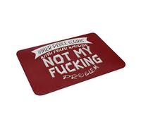 Zerbinotto Inner Peace Begins With Four Words Not My Fucking Problem Moderno Tappeto Ingresso Robusto Tappetino Per Soggiorno Camera Interno 60X40Cm